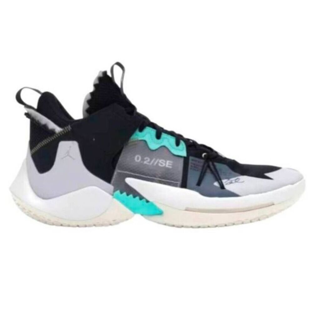 NIKE Air Jordan WHY NOT ZER0.2 SE 'Black Vast Grey' Sneakers Size 13